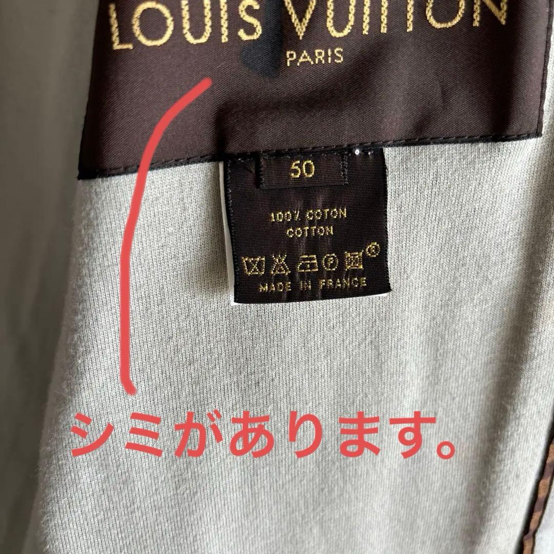 LOUIS VUITTON ライトグレー ステンカラーコート