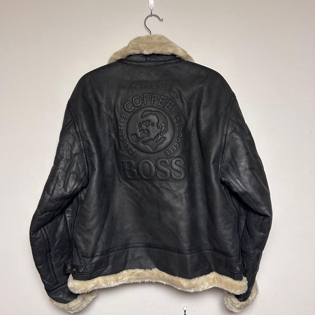 2000年　サントリー　ボスジャン　B-3 カウレザージャケット　牛革