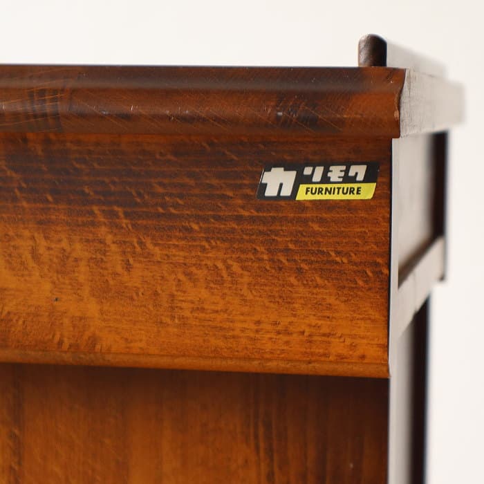 カリモク 電話台 花台 ブナ材 スリム ラック コロニアル