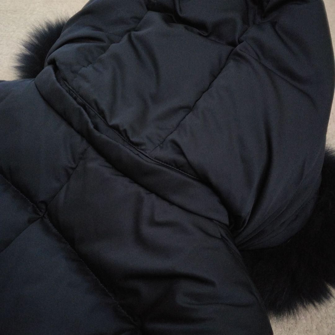 新品タグ付き　INDIVI　サイズ38　ダウンコート　ネイビー