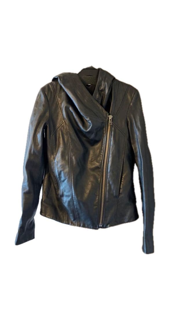 HELMUT LANG ブラックレザージャケット