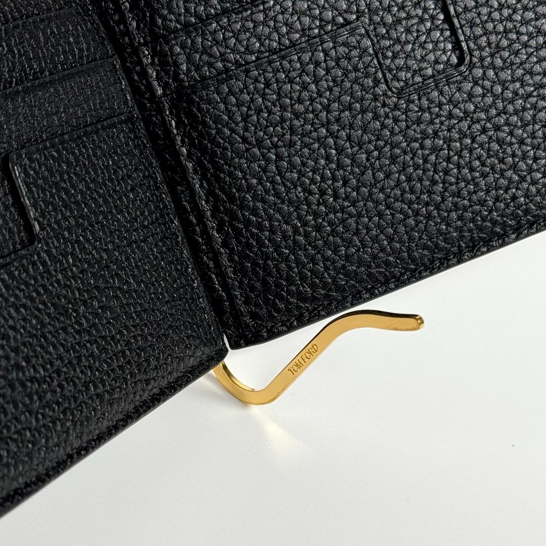 小物 TOM FORD SOFT LEATHER MONEY CLIP WALLET