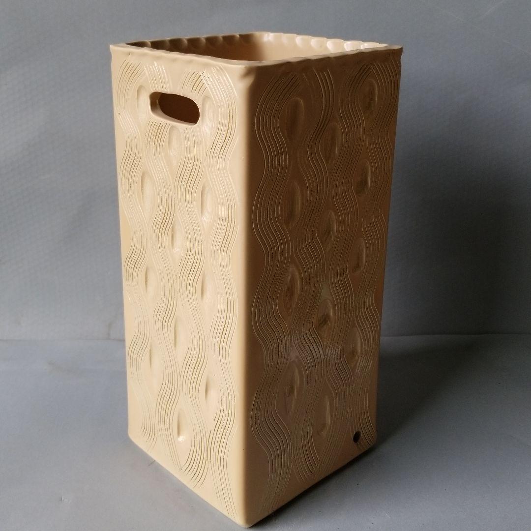 信楽焼 傘立て正角波紋 高さ４５cm