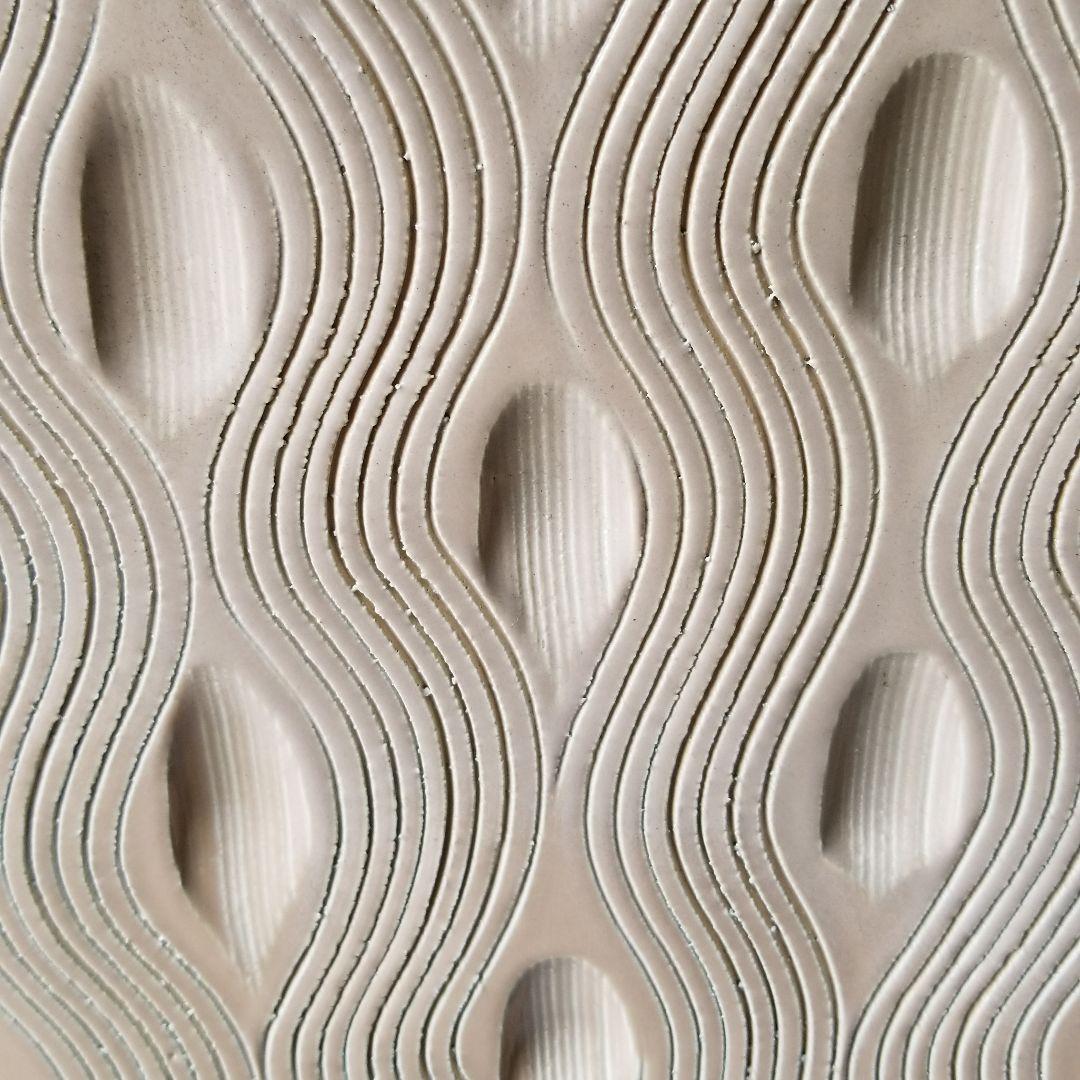 信楽焼 傘立て正角波紋 高さ４５cm