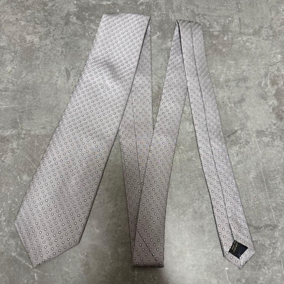 【✨極美品✨】Ermenegildo Zegna ネクタイ シルバー 結婚式
