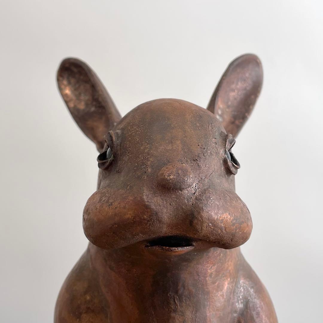 土屋陽太 鍛金 金工美術 一点もの うさぎ 兎 造形作家 オブジェ 金属工芸