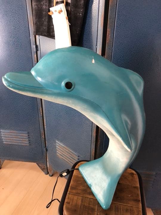 1970年代ヴィンテージ イルカのランプ
