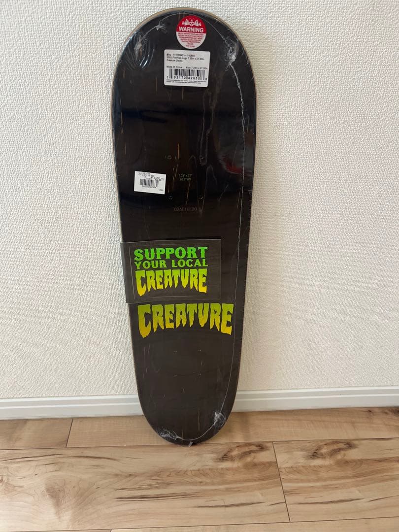 キッズ CREATURE Fire/Web Logo デッキ 7.25インチ