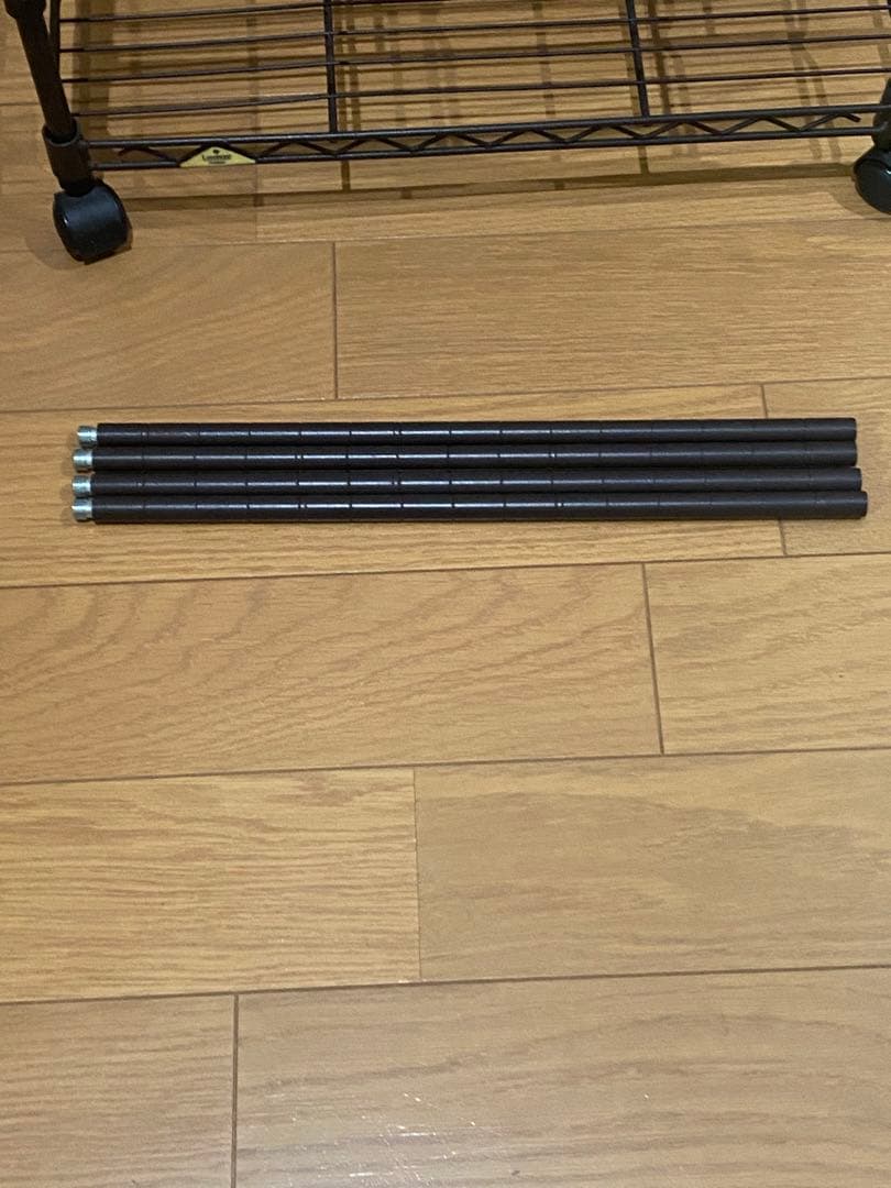 Luminous ルミナス　ブラウン　スチールラック 4段