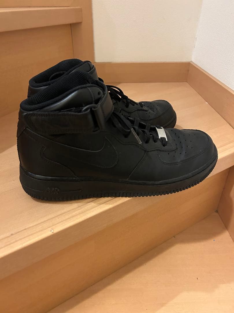 極美品‼️NIKE AIR FORCE 1 MID '07 \"All Black\"