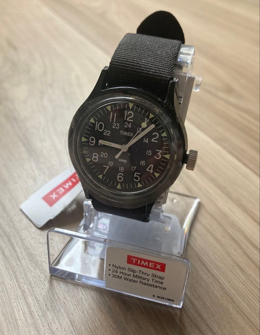 【新品】TIMEX(タイメックス) ブラック 腕時計　ユニセックス