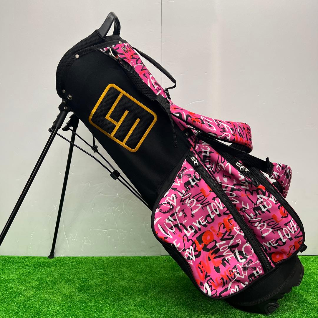 ラウドマウス　LOUDMOUTH キャディバッグ　8.5インチ　ゴルフ　ピンク