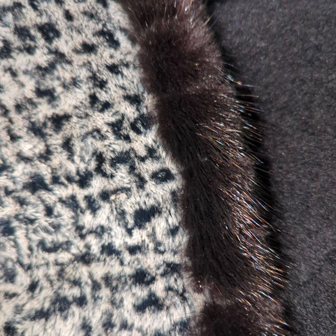 インポートロッサ　ウールロングコート　カシミア　黒　大きいサイズ