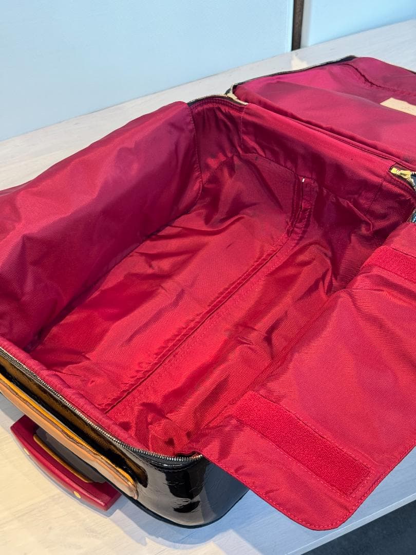 ルイヴィトン　キャリーバッグ　ヴェルニ　アマラント　ぺガス M91992