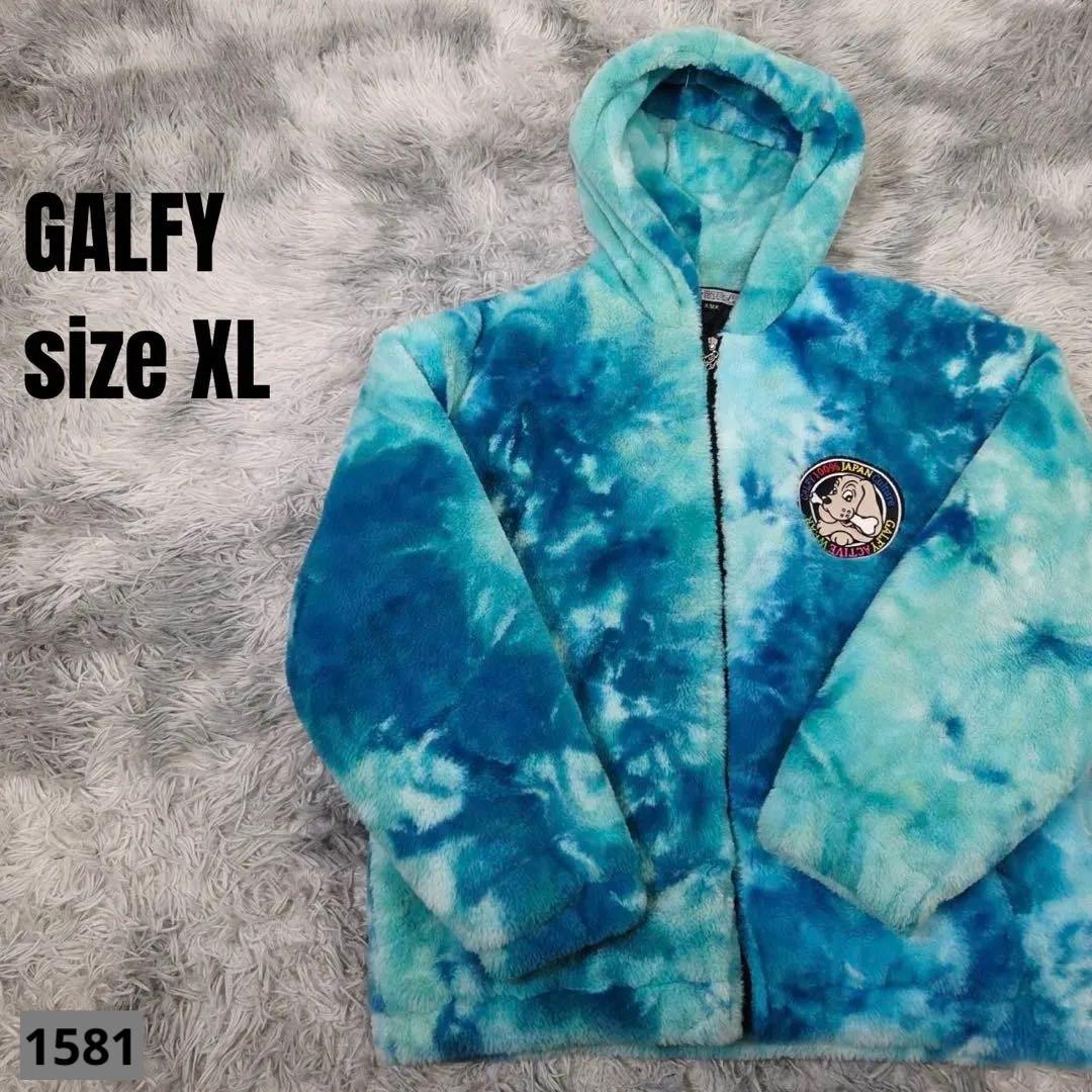 GALFY がルフィー 【美品】 タイダイ柄 フード付き 大型犬 XL 1581