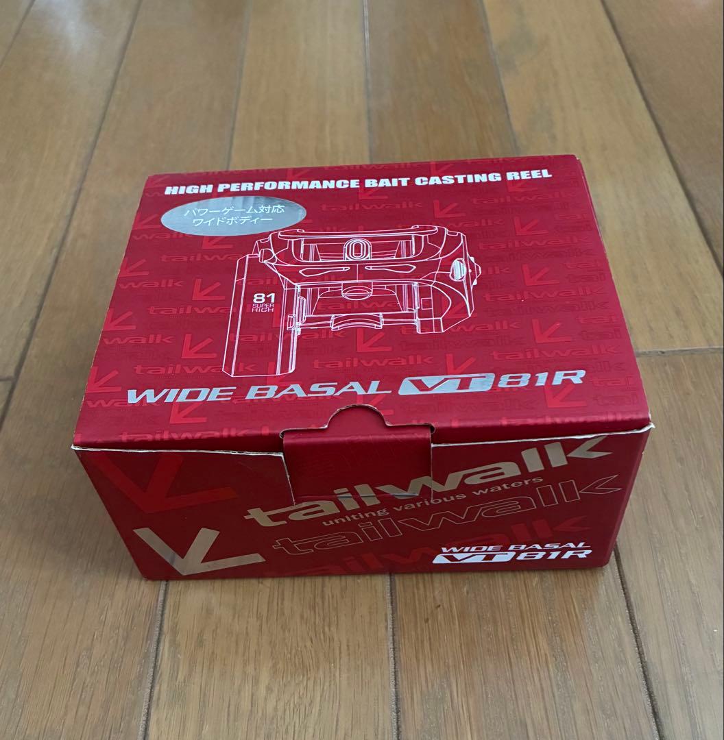 10月6日限定　テイルウォーク　WIDE BASAL VT81R ベイト　リール