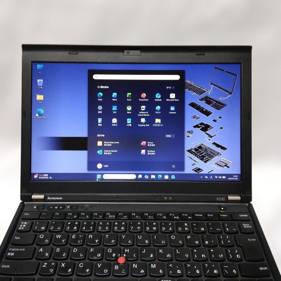 ThinkPad X230　i5／8Gメモリ／780Gデュアルブート／BL KB