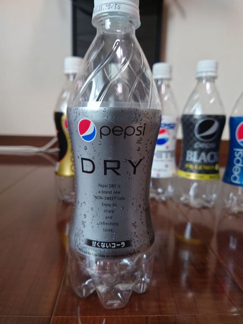 【絶版】ペプシコーララベル付きボトル（期間限定フレーバー）洗浄済み