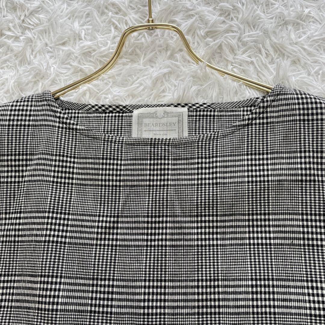 美品 BEARDSLEY / ビアズリー 裾レース コクーン ブラウス