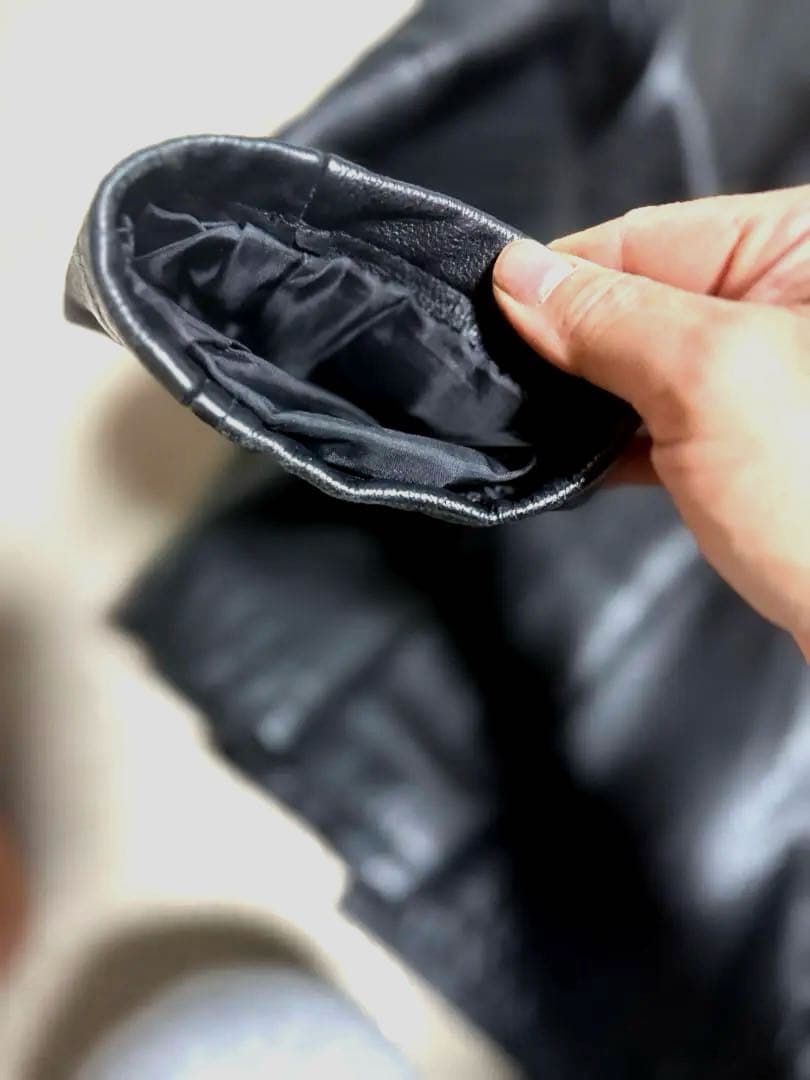 激シボ感　Right-on レザーカーコート