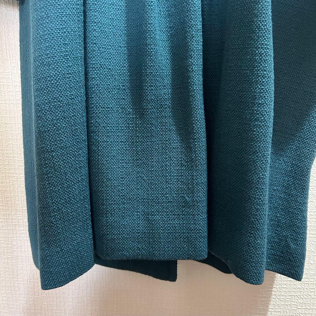 新品未使用crespiクレスピ【38→M】ロングコート♡裏地おしゃれ♡タグ付♡緑