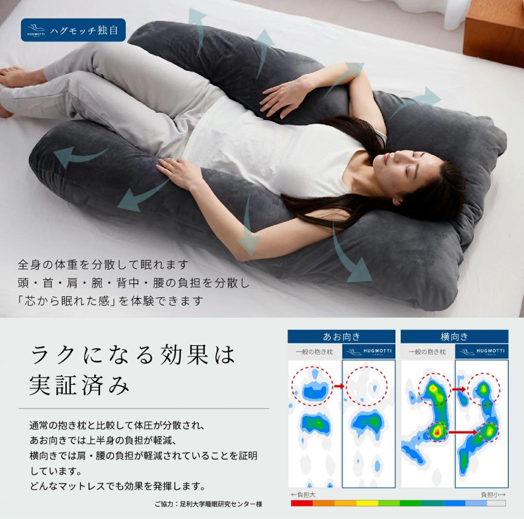 【日本No.1受賞】ハグモッチ 正規品 HUGMOTTI コットンブラック