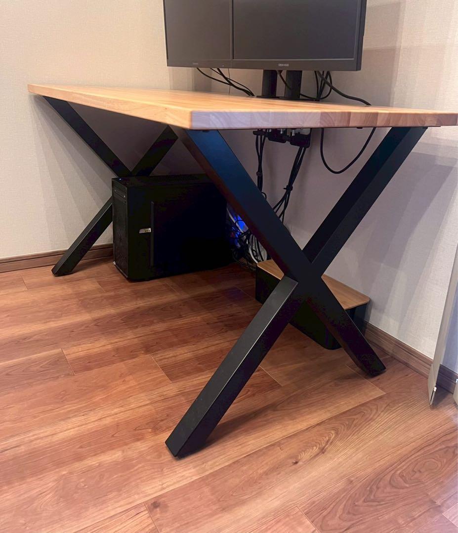 【極美品】KANADEMONO かなでもの デスク 123×70 ラバーウッド