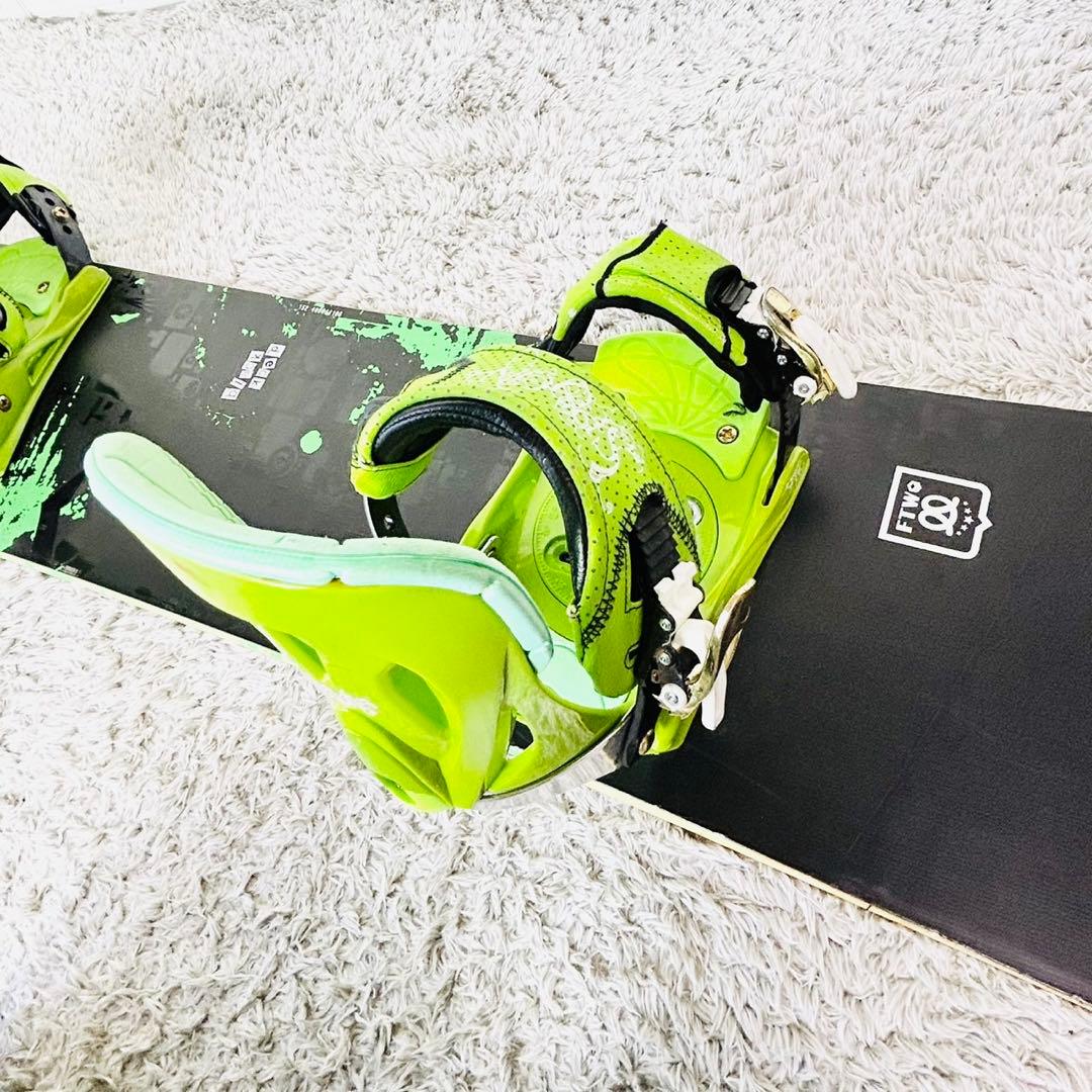 【初心者向け 】FTWO Black Deck メンズ スノーボード 152cm
