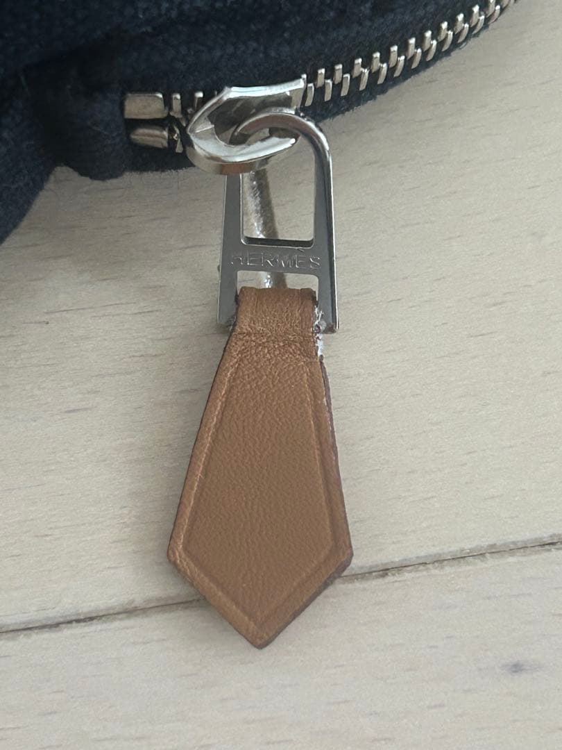 エルメス/ボリード/ポーチ/キャンバス/ブラック