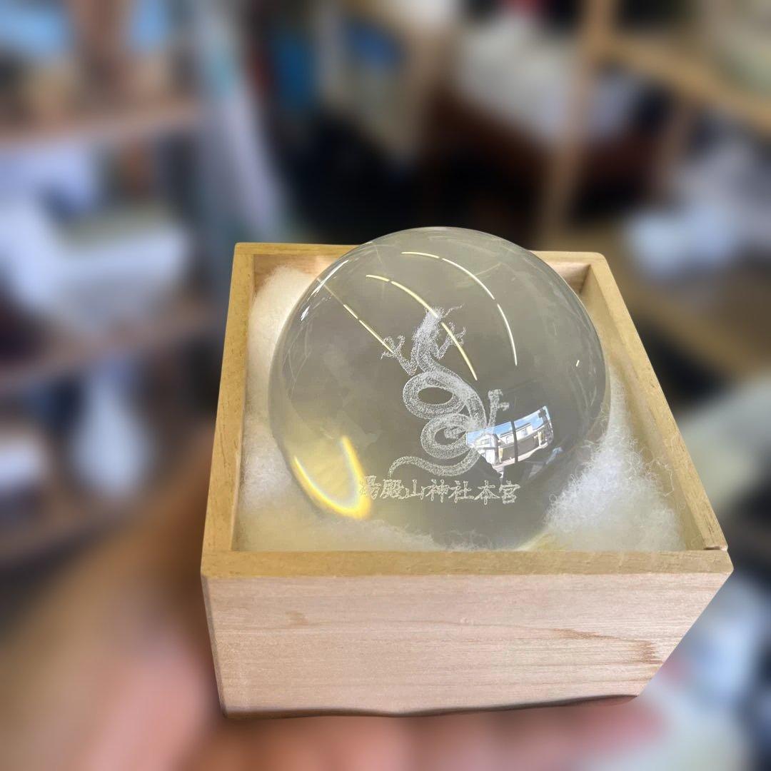 クリスタル龍彫刻置物