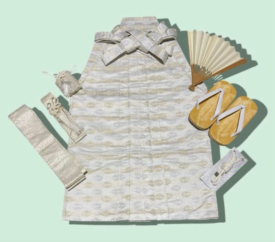 七五三　男の子　5歳　ほぼフルセット　着物、袴、小物セット