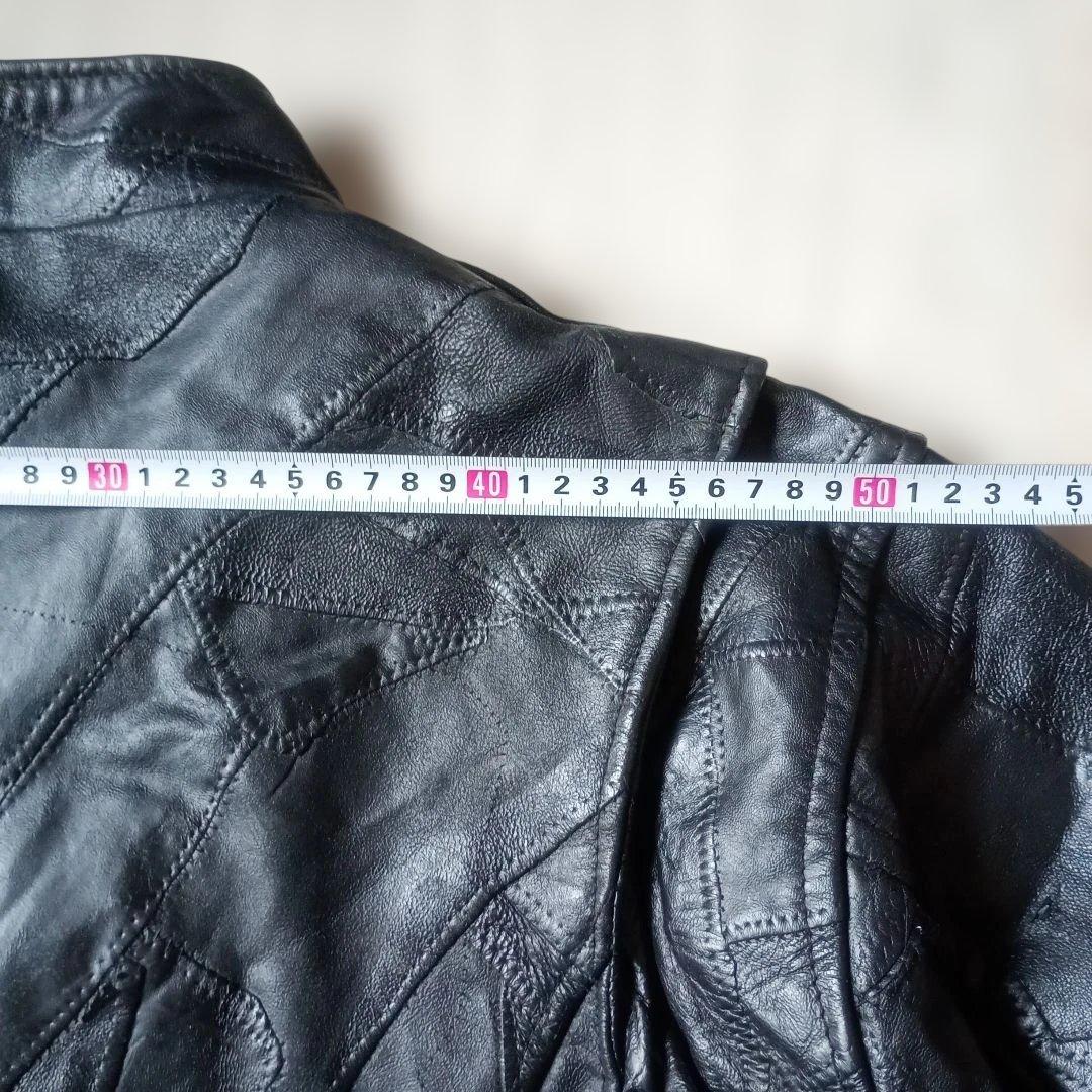 1点物ブラック雰囲気抜群！ヴィンテージ　カスタム　エイジング　バッファローレザー