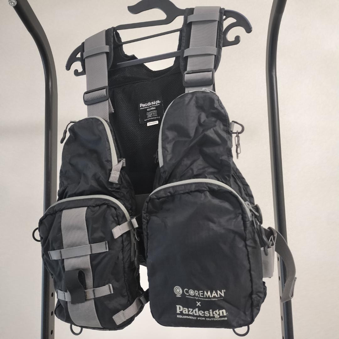 超軽量ゲームベスト(フローティングベスト) コアマン×パズデザイン 釣り