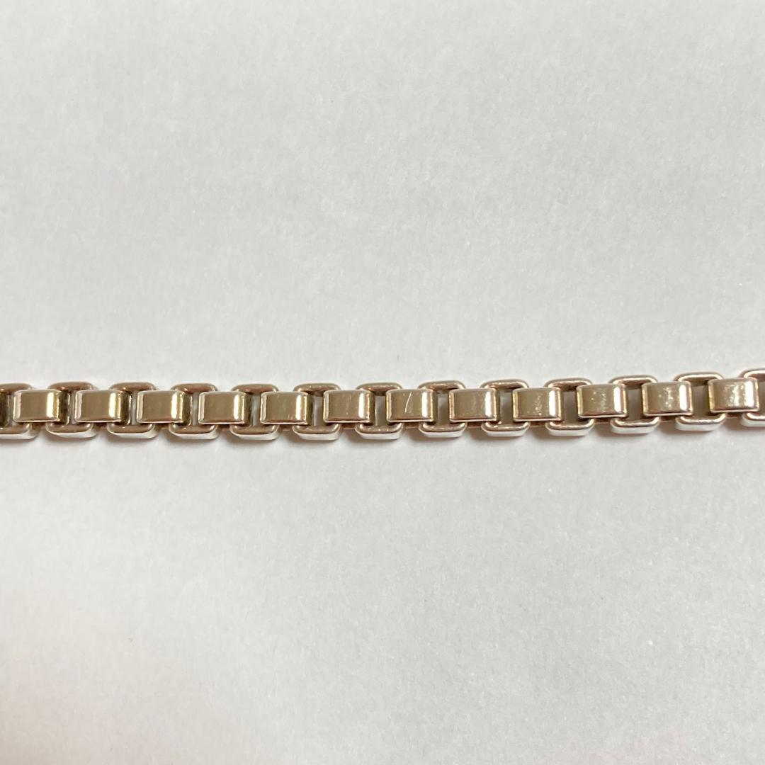 ティファニー ベネチアン リンク ブレスレット シルバー 約19cm