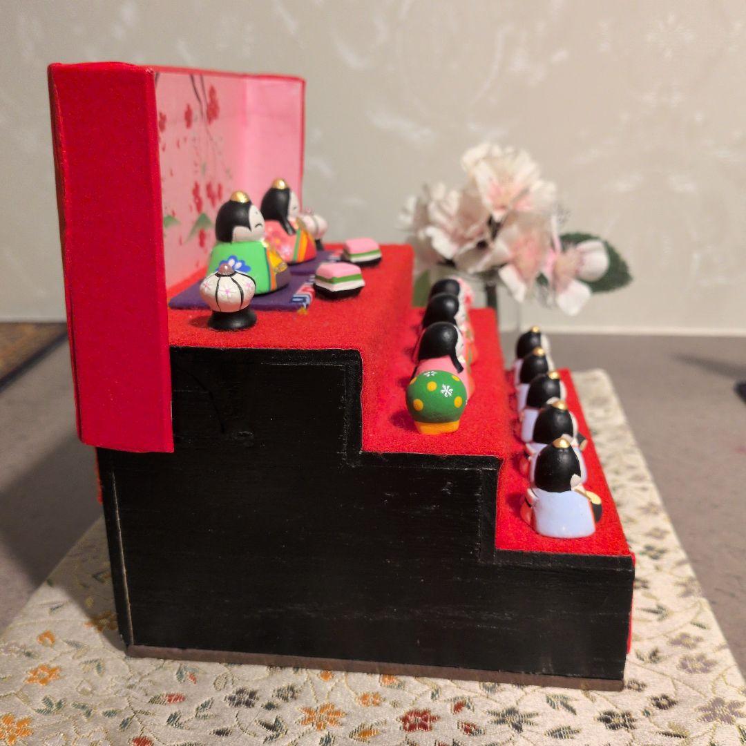 雛壇♥ミニひな壇　 雛人形セット 三段式　段飾り　お雛様　ひな祭り　お節句