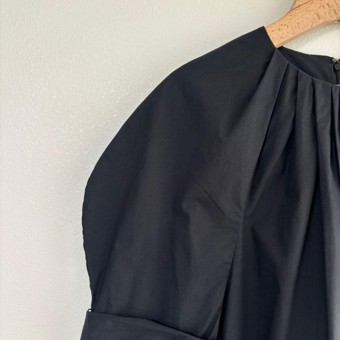 エンフォルド SOMELOS Tuck ブラウス　タック　黒　M