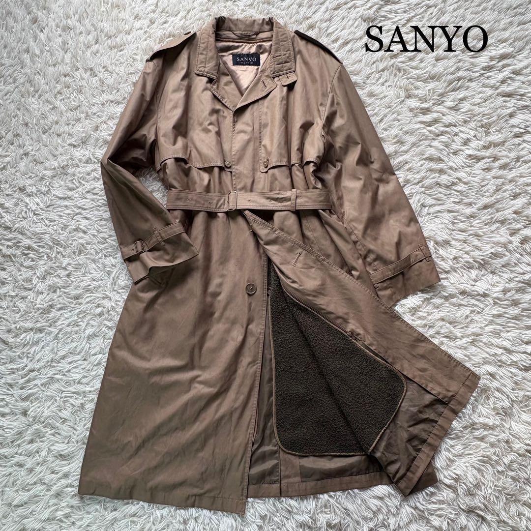 SANYO トレンチコート ライナー付 ベージュ M
