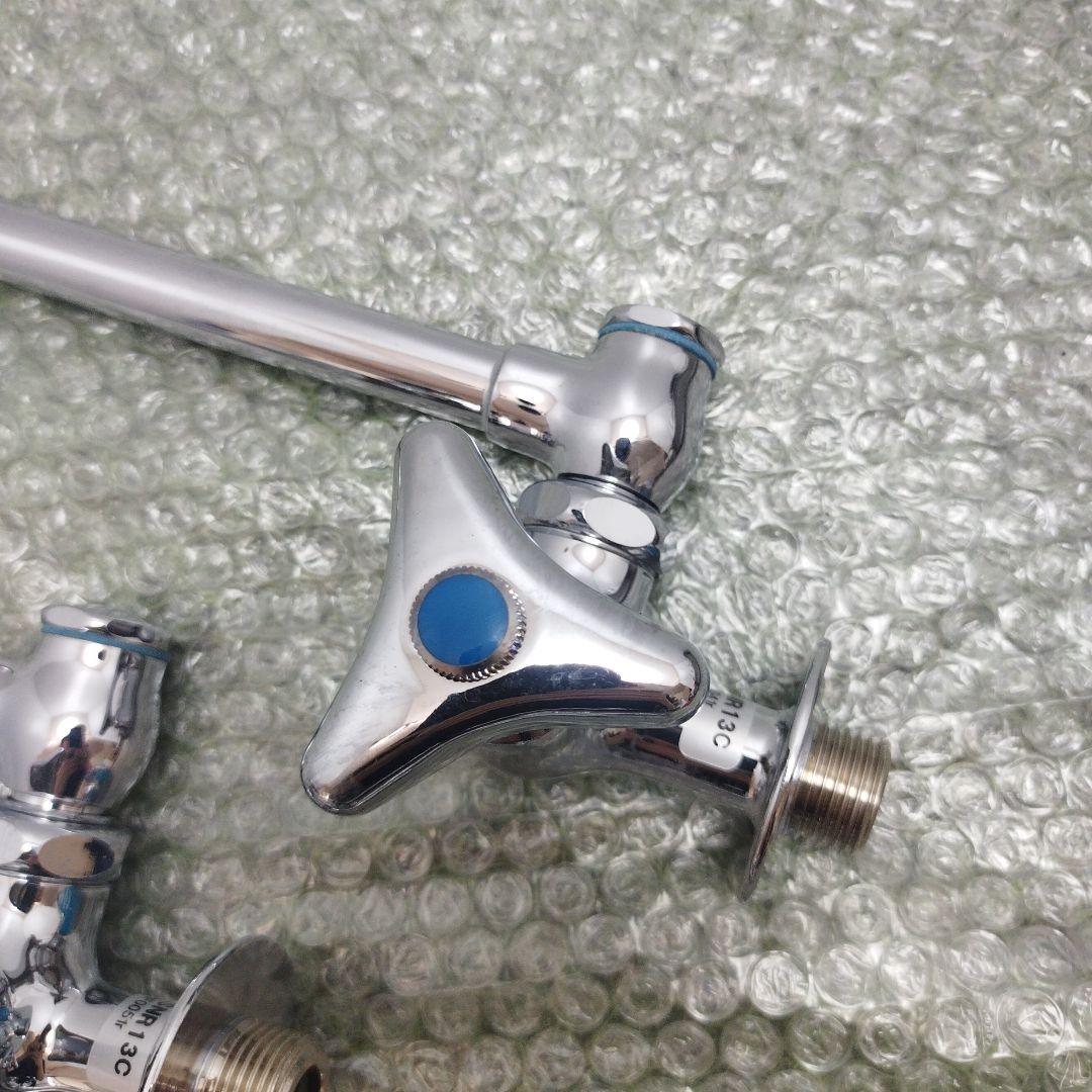 T38SNR13C 水栓　節水こま入り　水栓金具　蛇口　4本