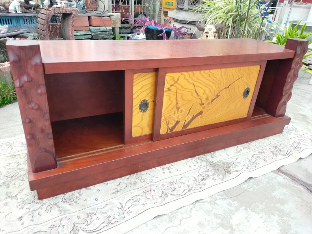 昭和レトロ☆床の間☆床置き家具☆飾り棚☆テレビ台☆ローボード☆古民具収納家具