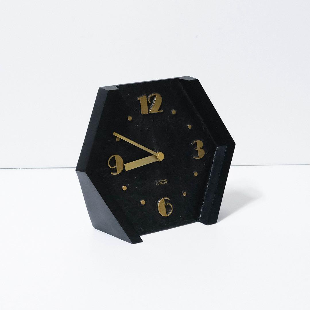 置き時計　ポストモダン　ミッドセンチュリー　スペースエイジ　ヴィンテージ