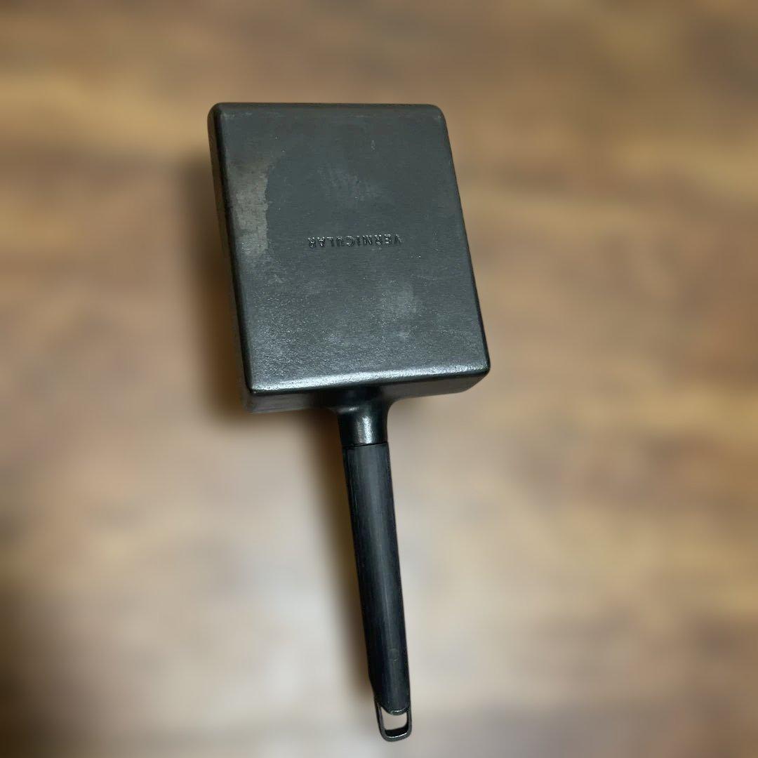 VERMICULAR プレミアムブラック鉄製 四角形卵焼き器