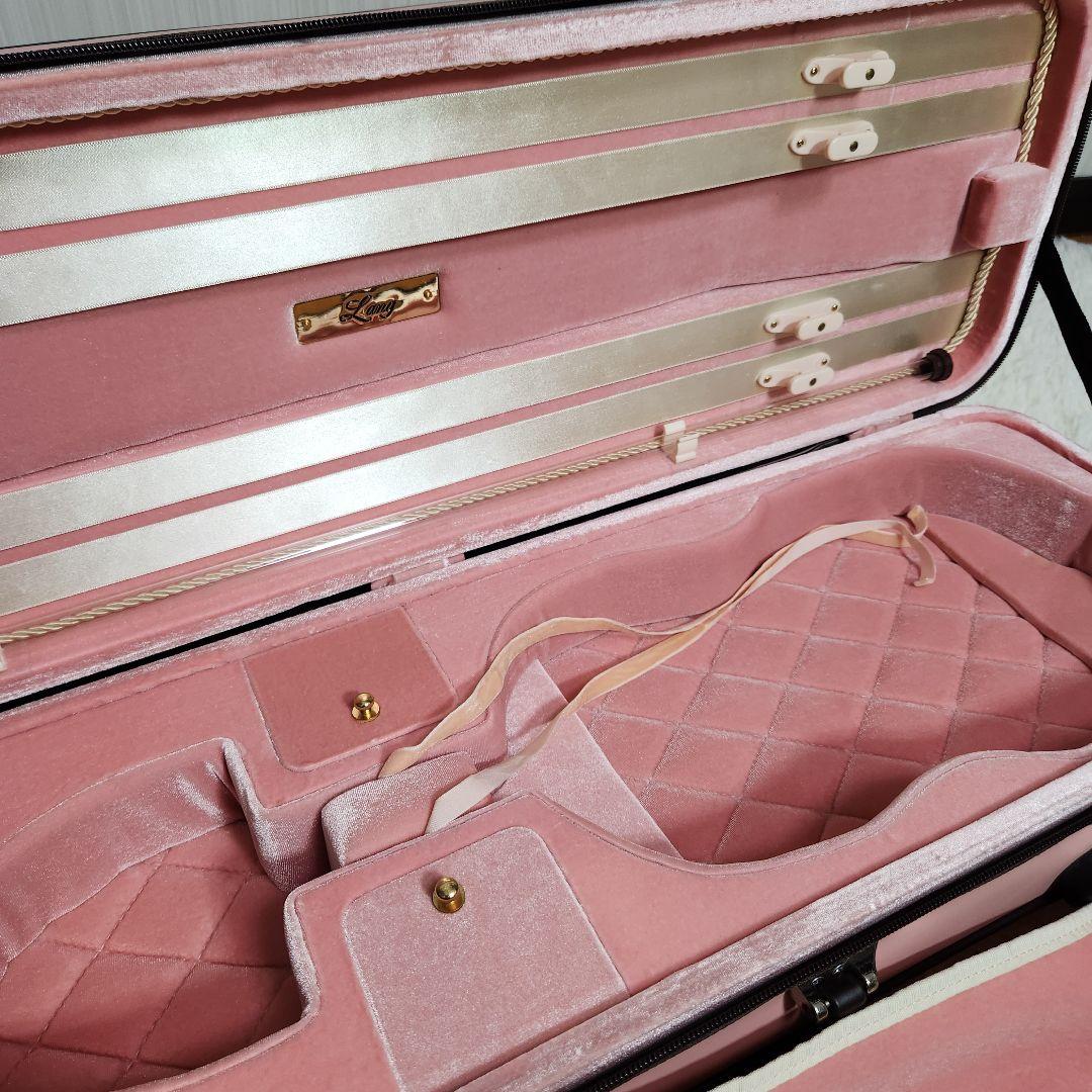 【入手困難】Lang CK-66 バイオリン用ケース 湿度計 温度計付き ピンク