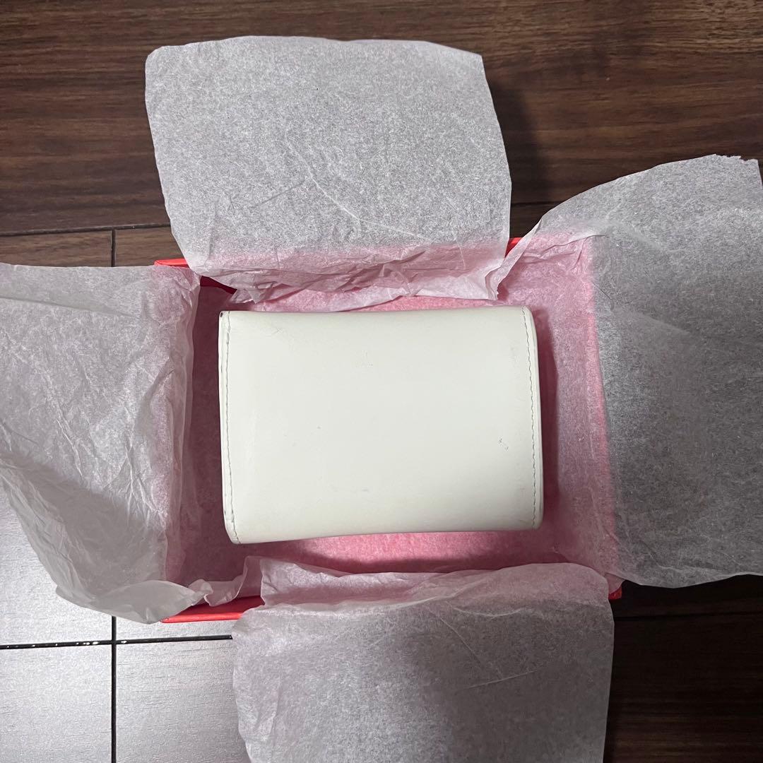 【DIESEL ディーゼル】3つ折り財布 ホワイト* *美品