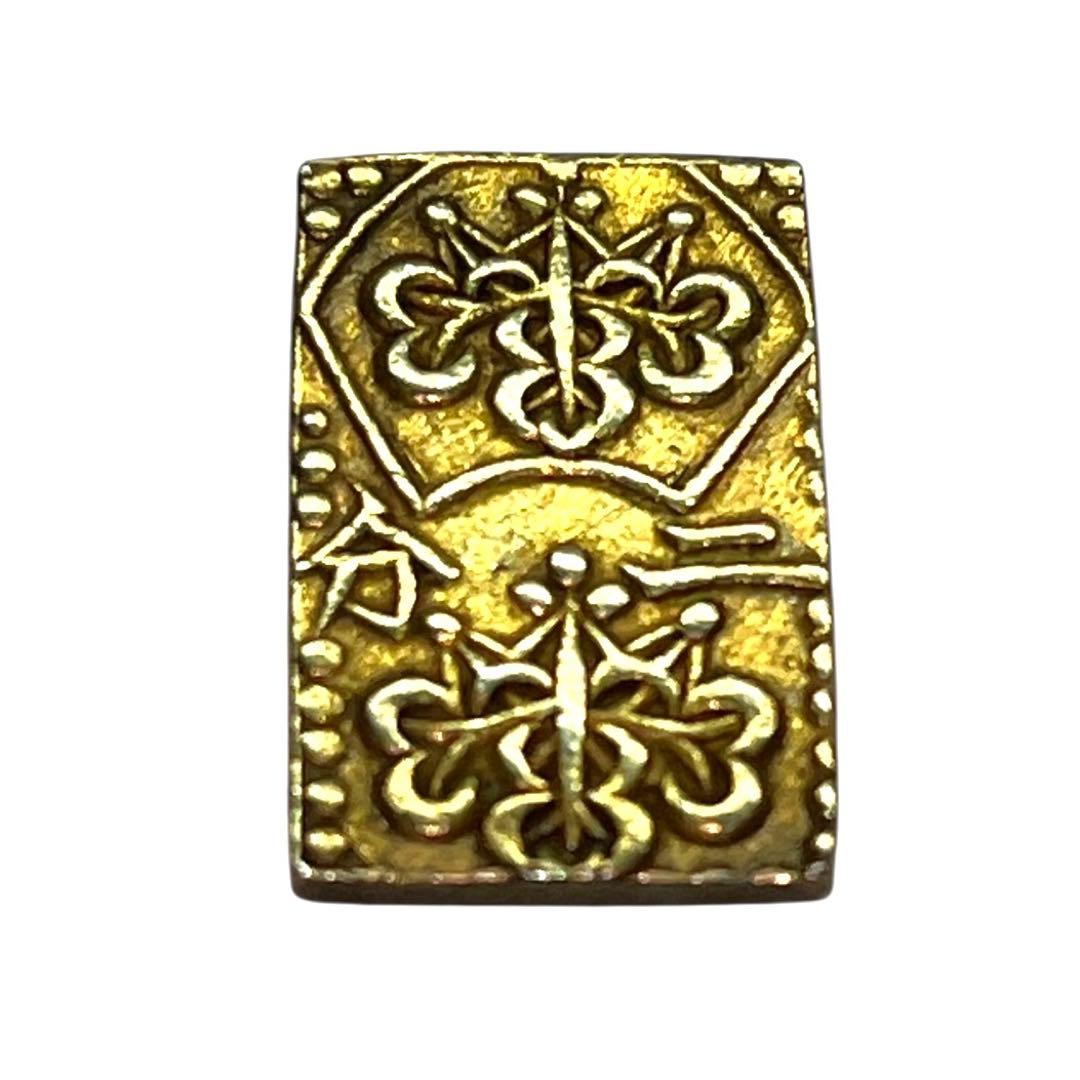 能*ー様 二分判金 古銭 二分金 金貨 江戸〜明治期　重さ2.95g