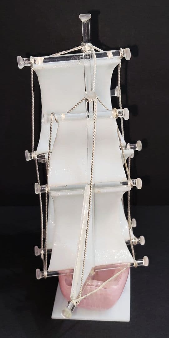 イタリア製 MARAMI ムラーノガラス ヨット 船 帆船 飾り MURANO