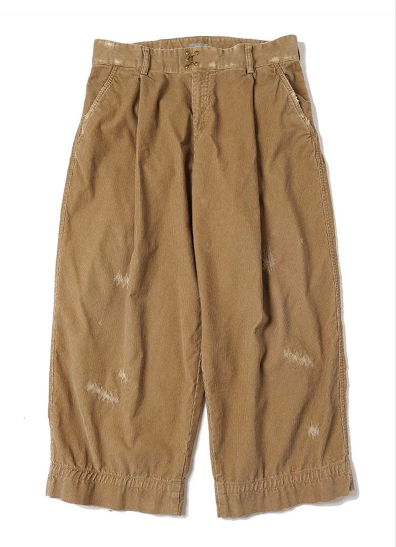 パンツ kolor BEACON 24AW REPAIR CORD PANTS