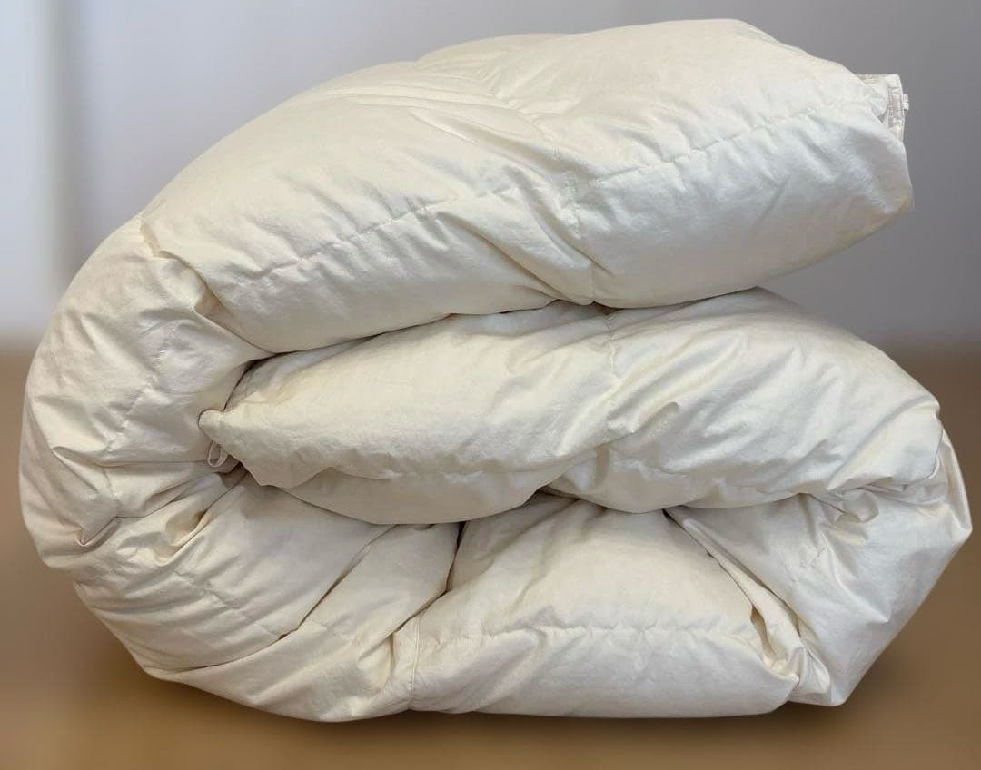 羽毛布団 キングロング ホワイトグース 95% 冬用 日本製