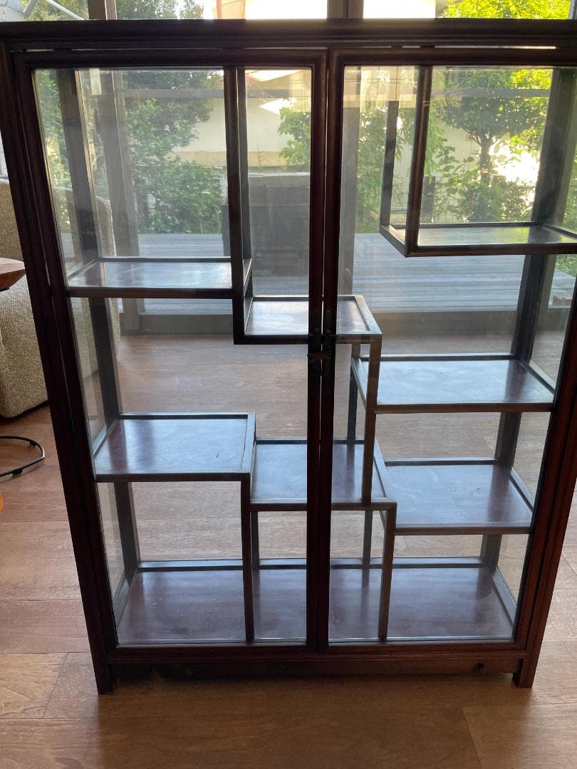 お値下げ　アンティーク飾り棚　中国