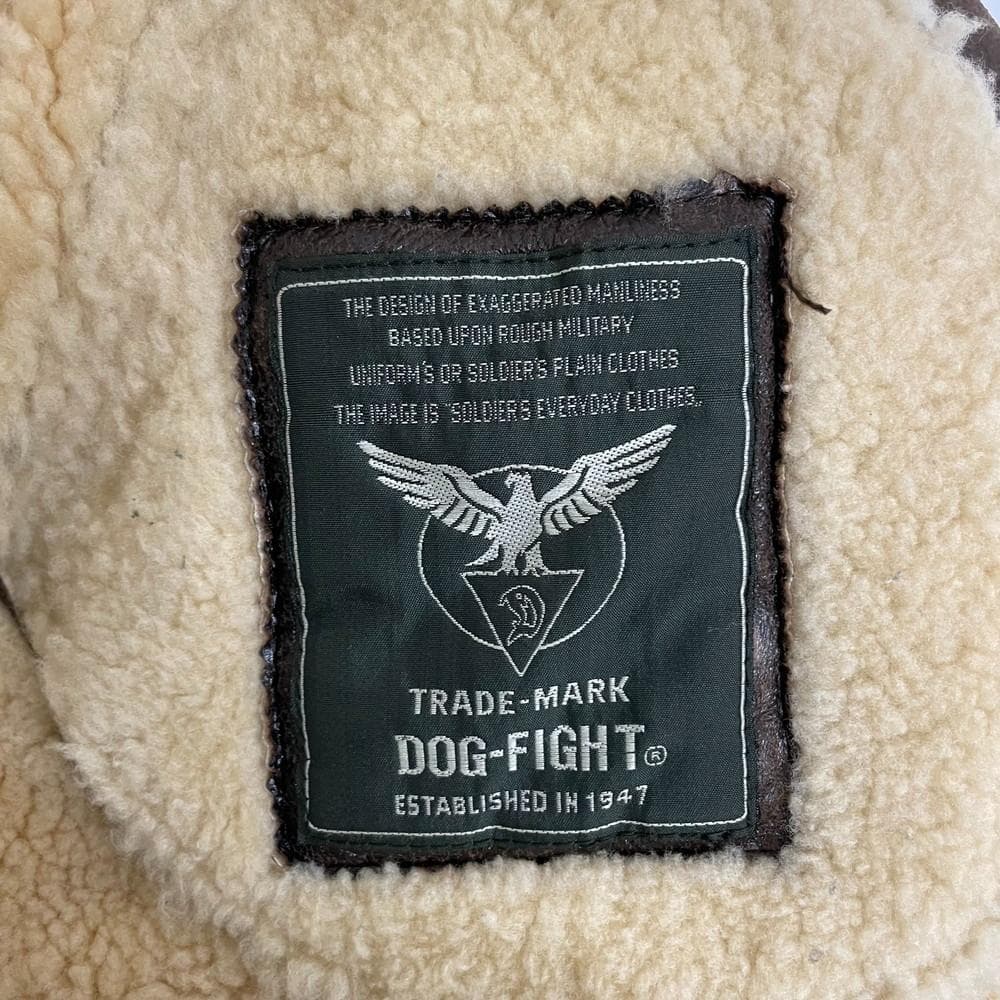 ◆DOG FIGHT フライト ジャケット ムートン 01021