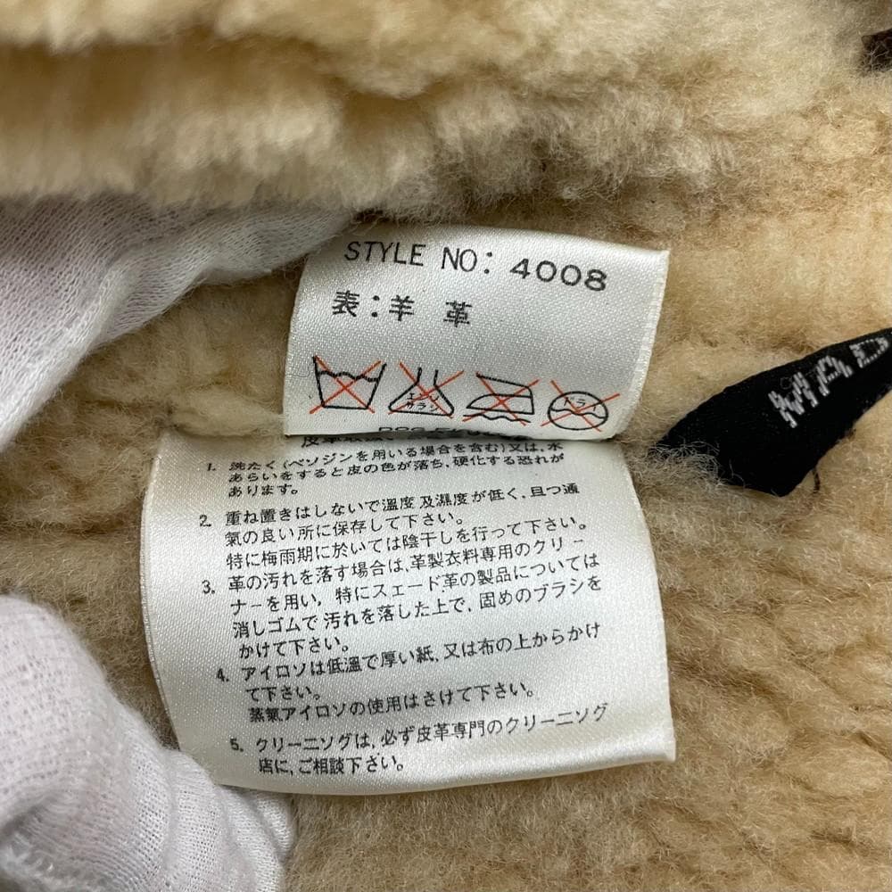 ◆DOG FIGHT フライト ジャケット ムートン 01021